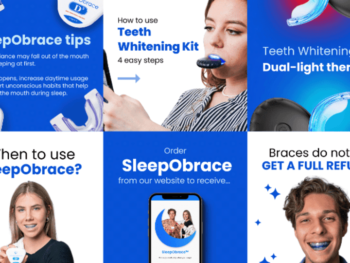 Cover image for SleepObrace SMM: Creative Instagram Content Design