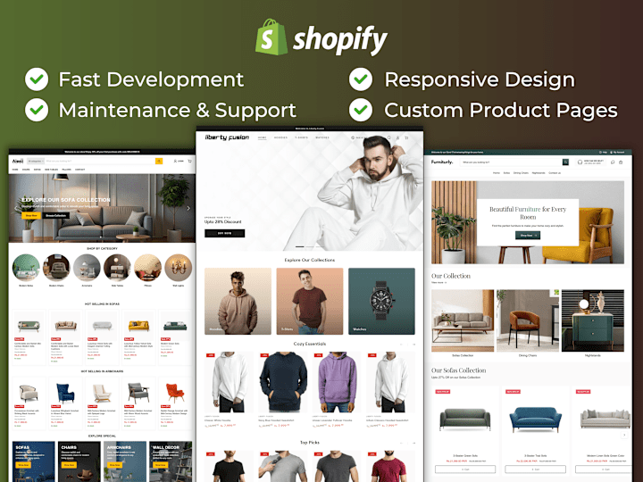 Cover image for Shopify Store Setup & Theme Customizations