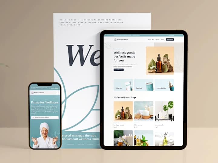 Cover image for Wellness House - Web Design