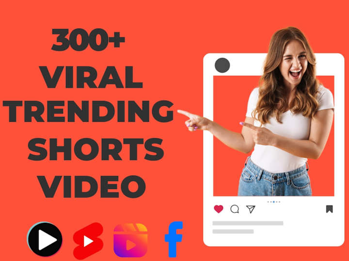 Cover image for I will CREATE  TikTok, YouTube shorts, Facebook Instagram reels 