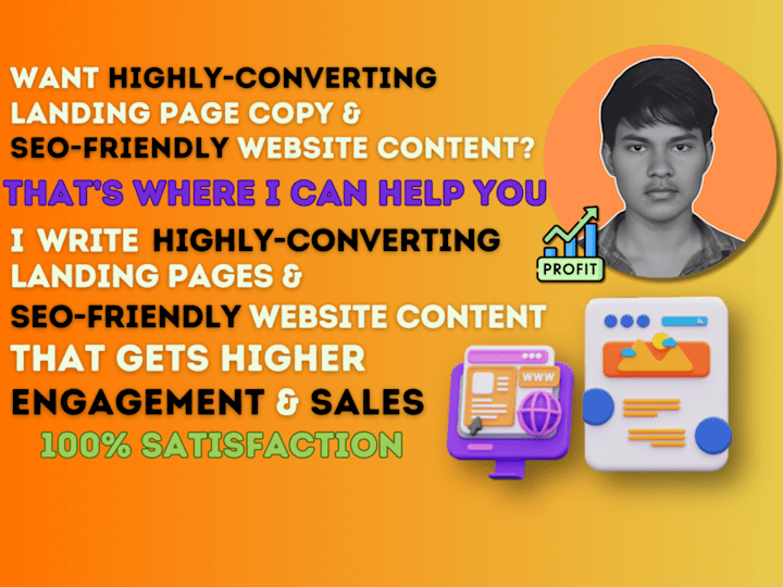 Cover image for High-Converting Landing Pages & SEO-Friendly Website Content