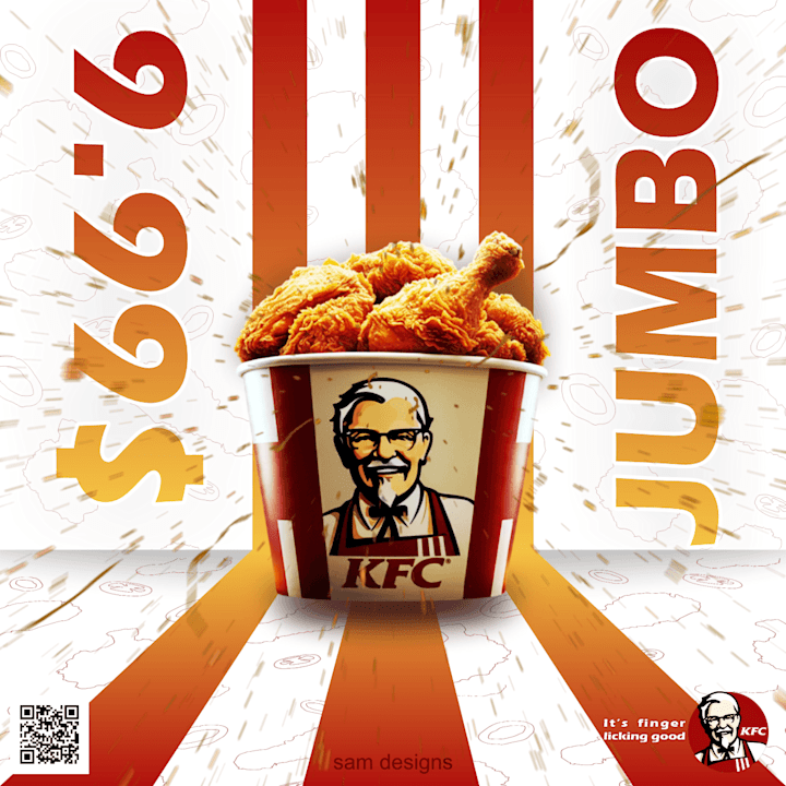 Cover image for Social Media Ad Design for KFC