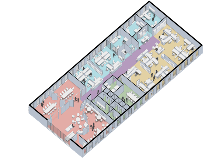 Cover image for Organizational diagram of Office Space