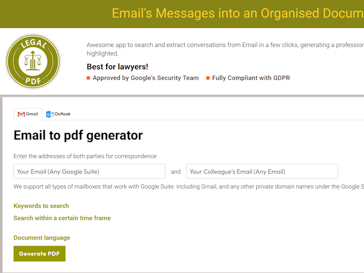 Cover image for Tool to Extract Emails And Chats Into A Neat PDF