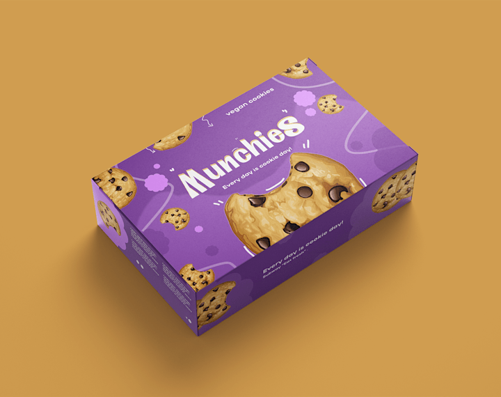 Cover image for cookies packaging brand identity design :: Behance