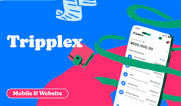 Cover image for Trippplex Personal Finance App