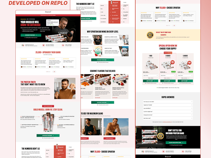 Cover image for Landing Page developed On Replo