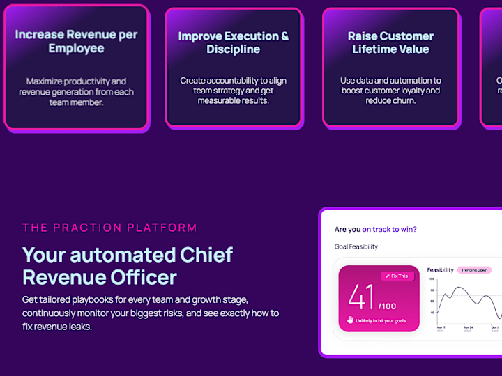 Cover image for Praction: CRO Solutions for B2B Growth