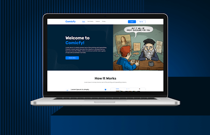 Cover image for Comicfy AI - AI Website Design