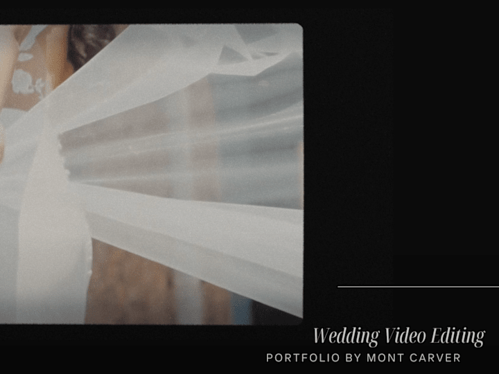 Cover image for Wedding Video Editing portfolio