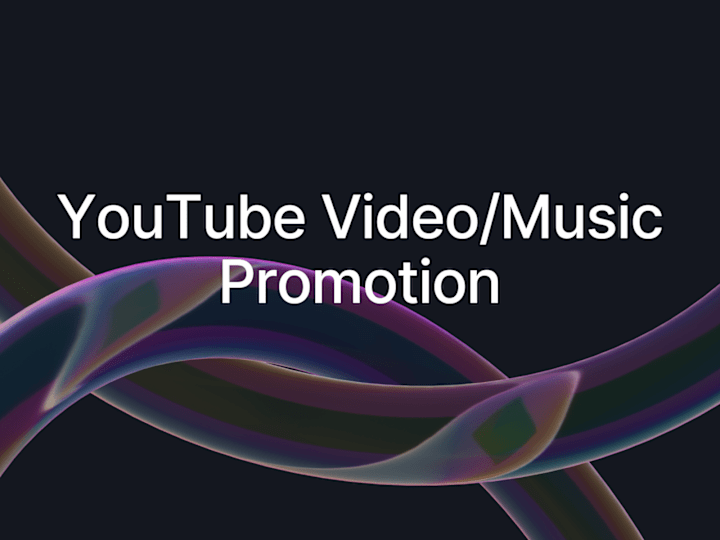 Cover image for YouTube Video/Music Promotion