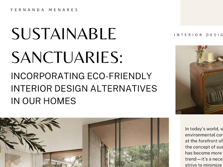 Cover image for Sustainable Sanctuaries: Incorporating Eco-Friendly Design