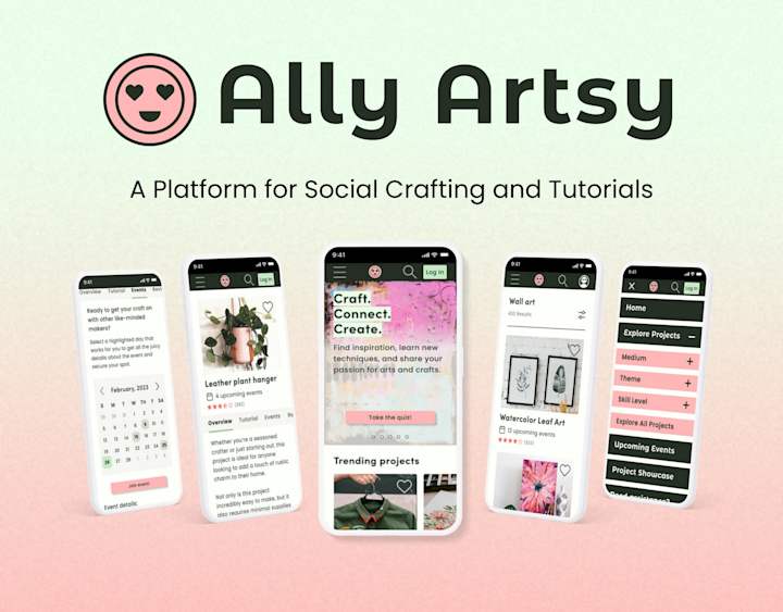 Cover image for Ally Artsy: A Platform for Social Crafting and Tutorials