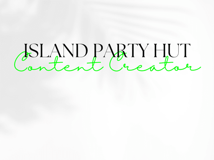 Cover image for Island Party Hut