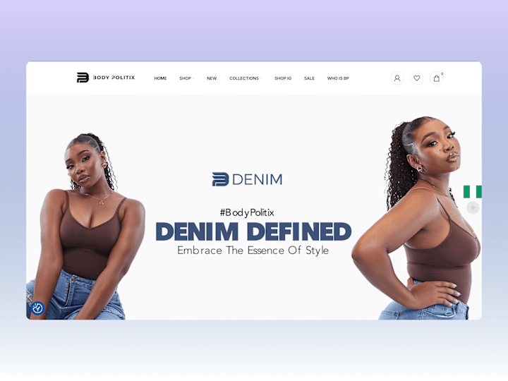 Cover image for Body Politix E-Commerce Figma to WordPress Website