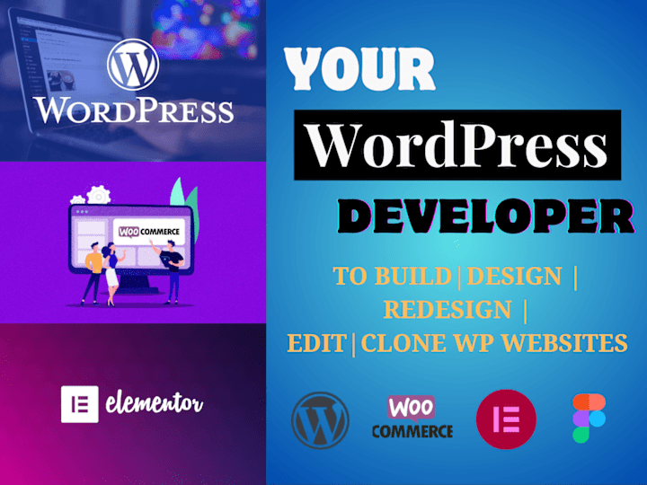 Cover image for Your Wordpress Developer to build, design, redesign websites