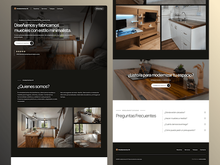 Cover image for Amoblamientos VA (Framer Design + Development)