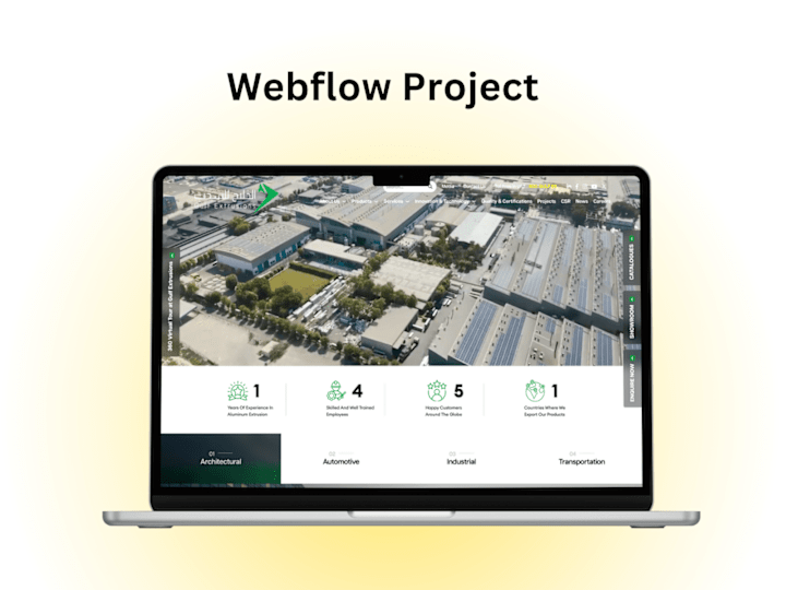 Cover image for Gulf Extrusions | Webflow Project
