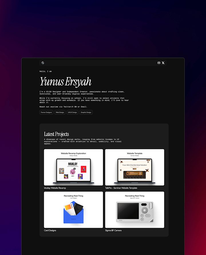 Cover image for Website Portfolio