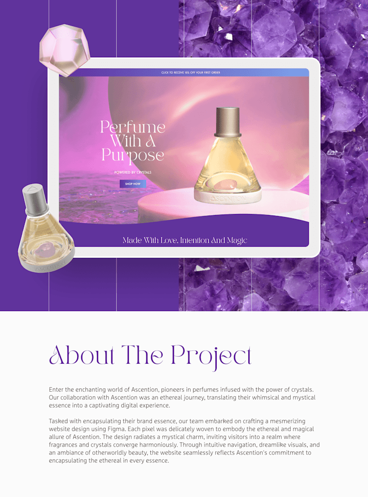 Cover image for Ascention Beauty - Website UI UX Design & Development :: Behance