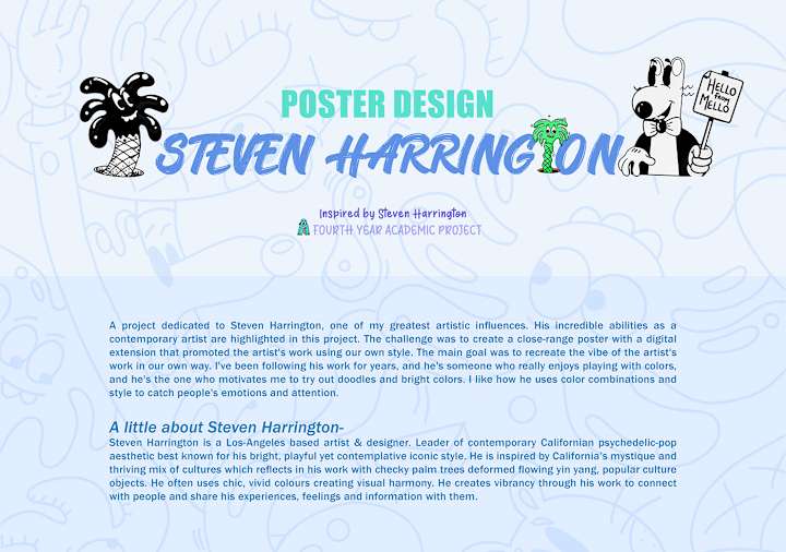 Cover image for POSTER DESIGN- Steven Harrington on Behance