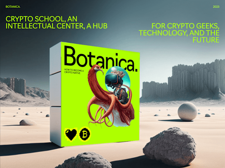 Cover image for Branding, website and NFT for Crypto School