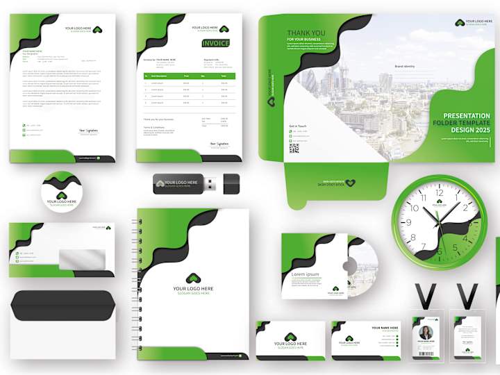Cover image for Modern Corporate Stationery Branding Kit