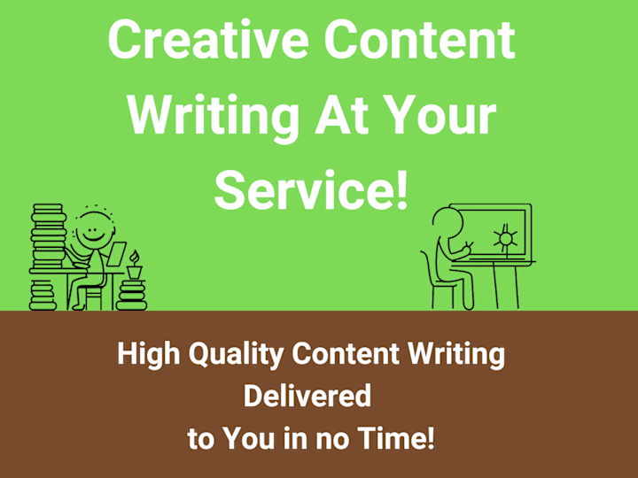 Cover image for Engaging creative content writing, at your service!