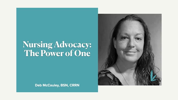 Cover image for Nursing Advocacy The Power of One with Deb McCauley