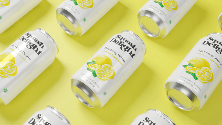 Cover image for Squash Delight Sparkling Water Commercial :: Behance