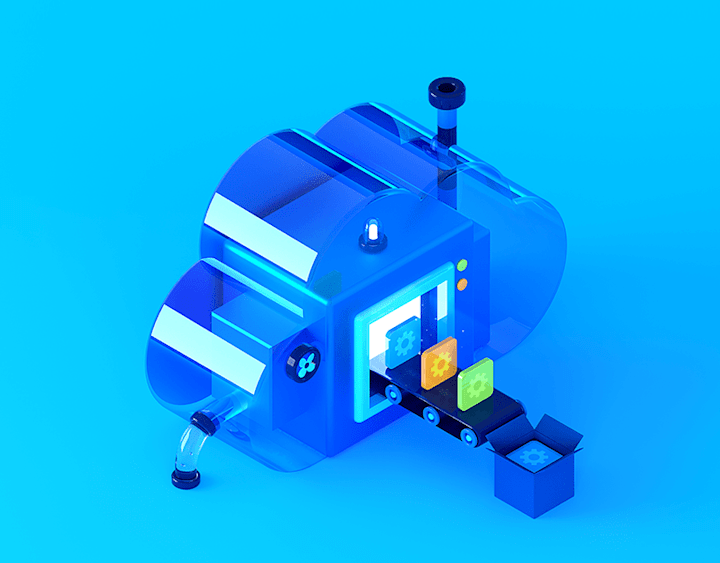 Cover image for Machines | 3D Illustrations :: Behance