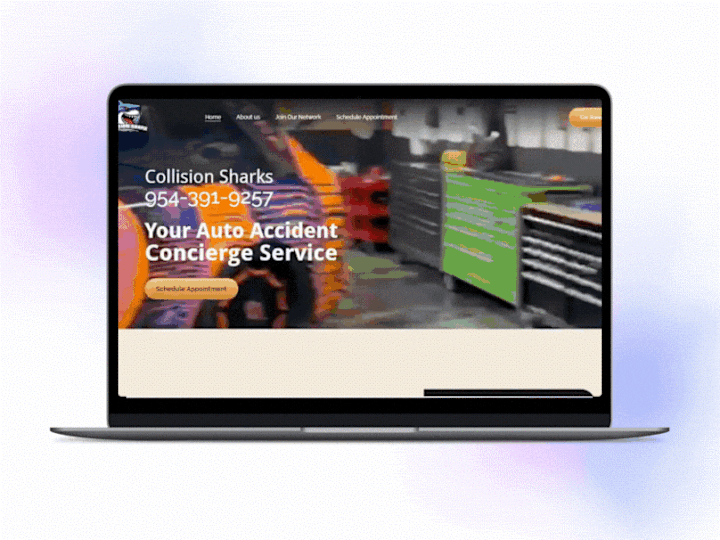 Cover image for Collision Shark Web Design