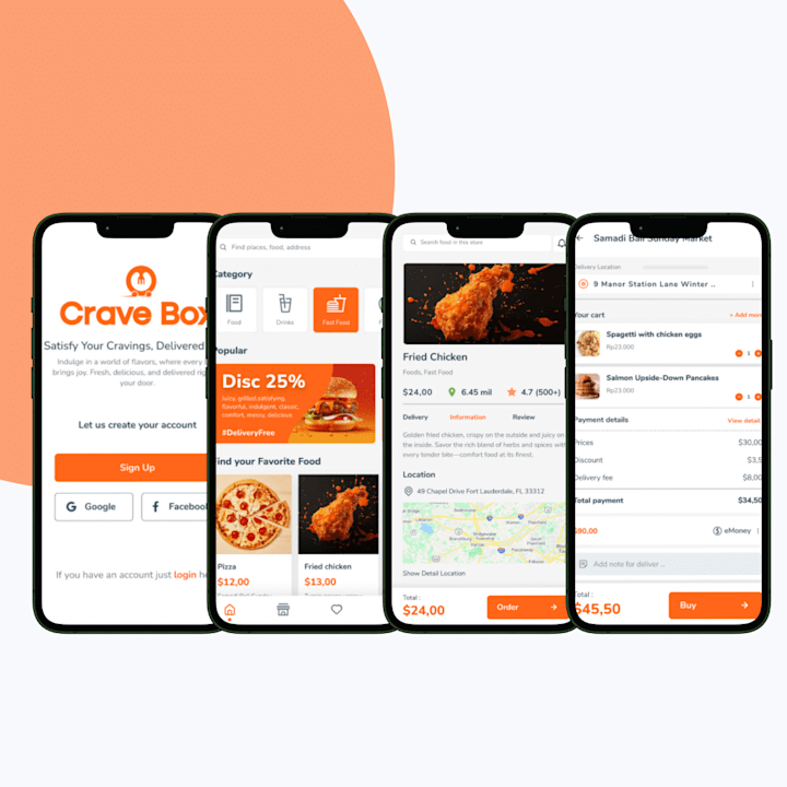 Cover image for CraveBox | UI/UX Design