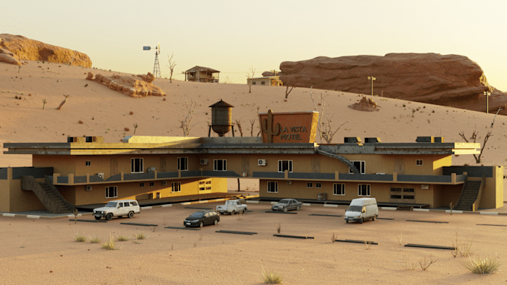 Cover image for La Vista Desert Motel -- 3D Environment