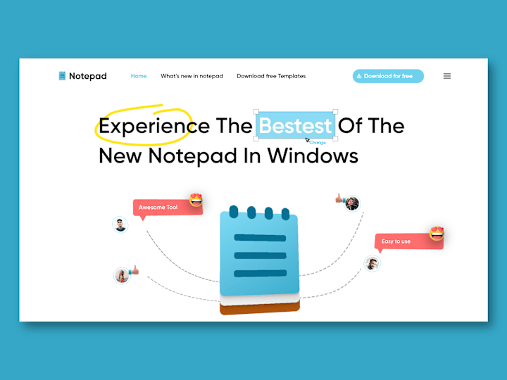 Cover image for Notepad Redesign