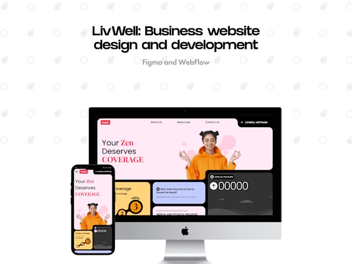 Cover image for LivWell: Website design and WebFlow development