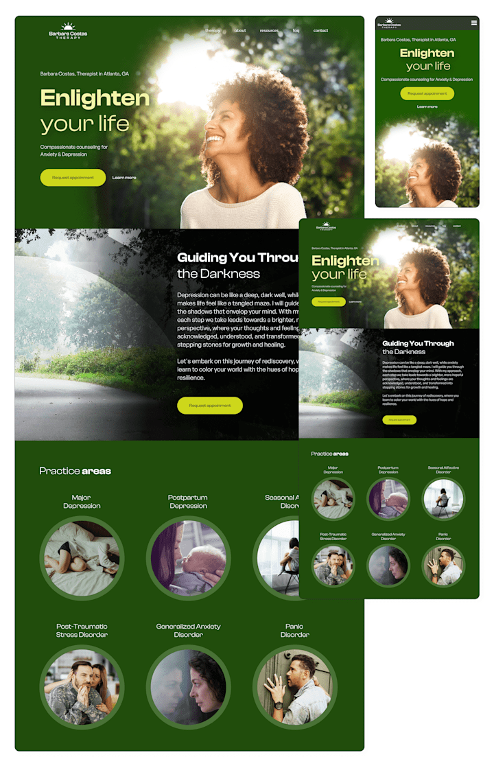 Cover image for Psychotherapy Web Site