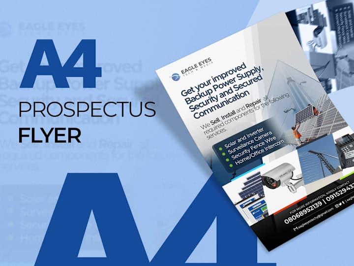 Cover image for Flyer Design, One pager, Propectus