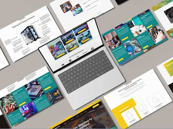 Cover image for Tech Repair & E-Commerce Website