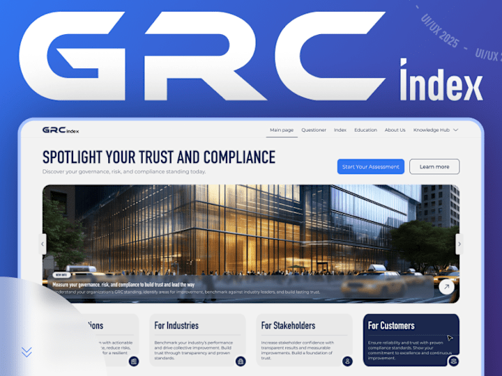 Cover image for GRCI Website Redesign