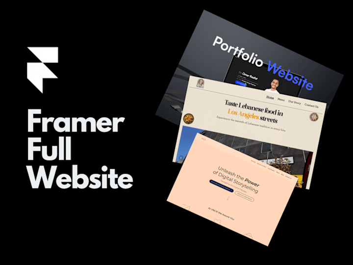 Cover image for Framer Full Website ( Design & Development )🎈