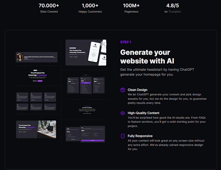 Cover image for Umso, AI-driven WEBSITE Builder