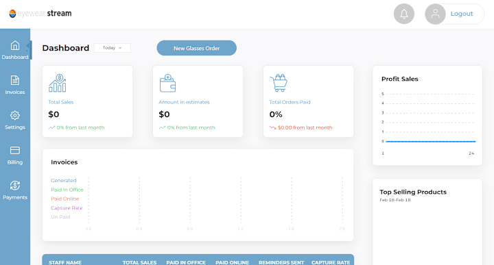 Cover image for ECP Web App: Streamline Vision Plan Invoicing & Estimates