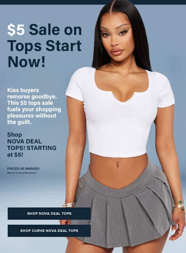 Cover image for Email Marketing Copy - Fashion Nova