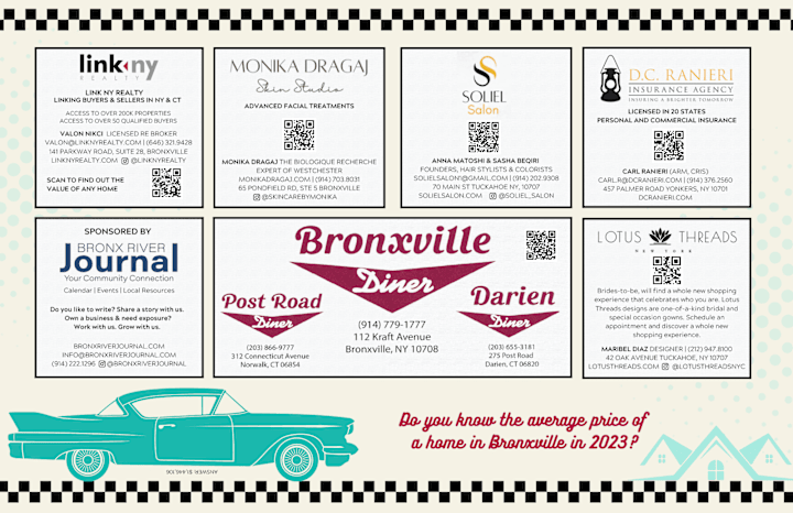Cover image for Bronxville Diner Placemat
