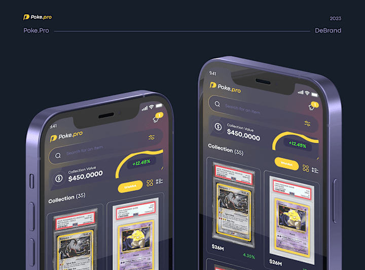 Cover image for Web/App UX Design Project for PokePro: Card Collection Platform