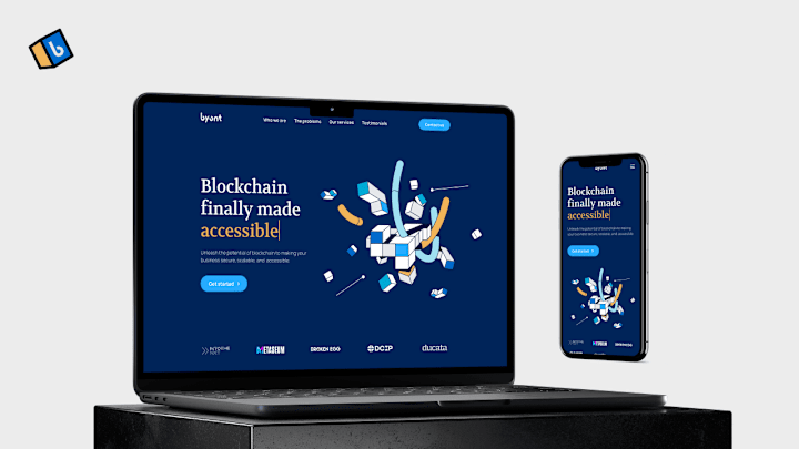 Cover image for Byont — Blockchain Agency Website