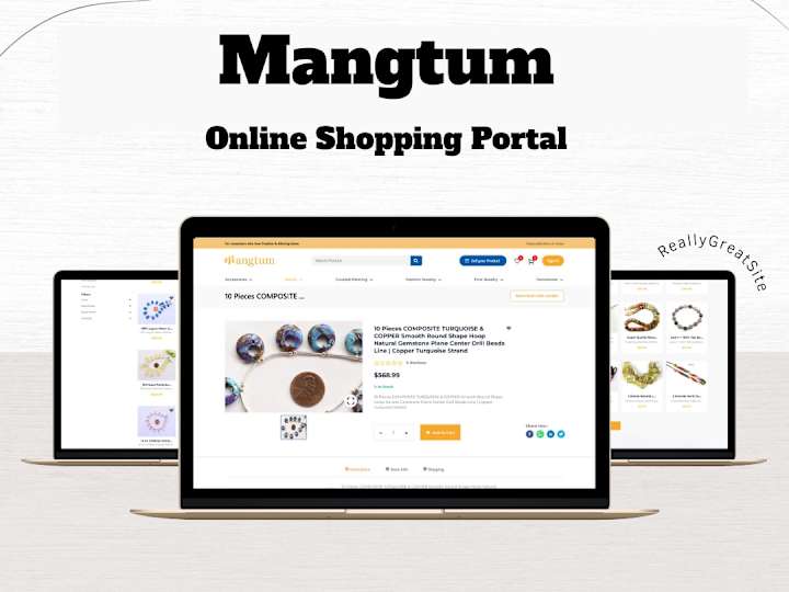 Cover image for Mangtum Online Shopping Portal