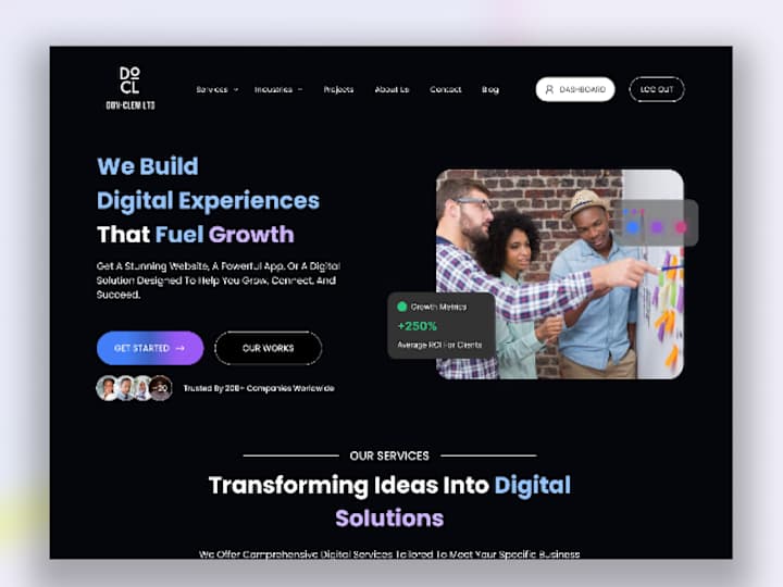 Cover image for Website Redesign for Don-Clem Technology