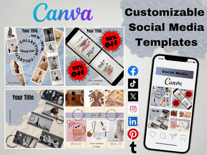 Cover image for I Will Transform Your Social Media with Canva Custom Template